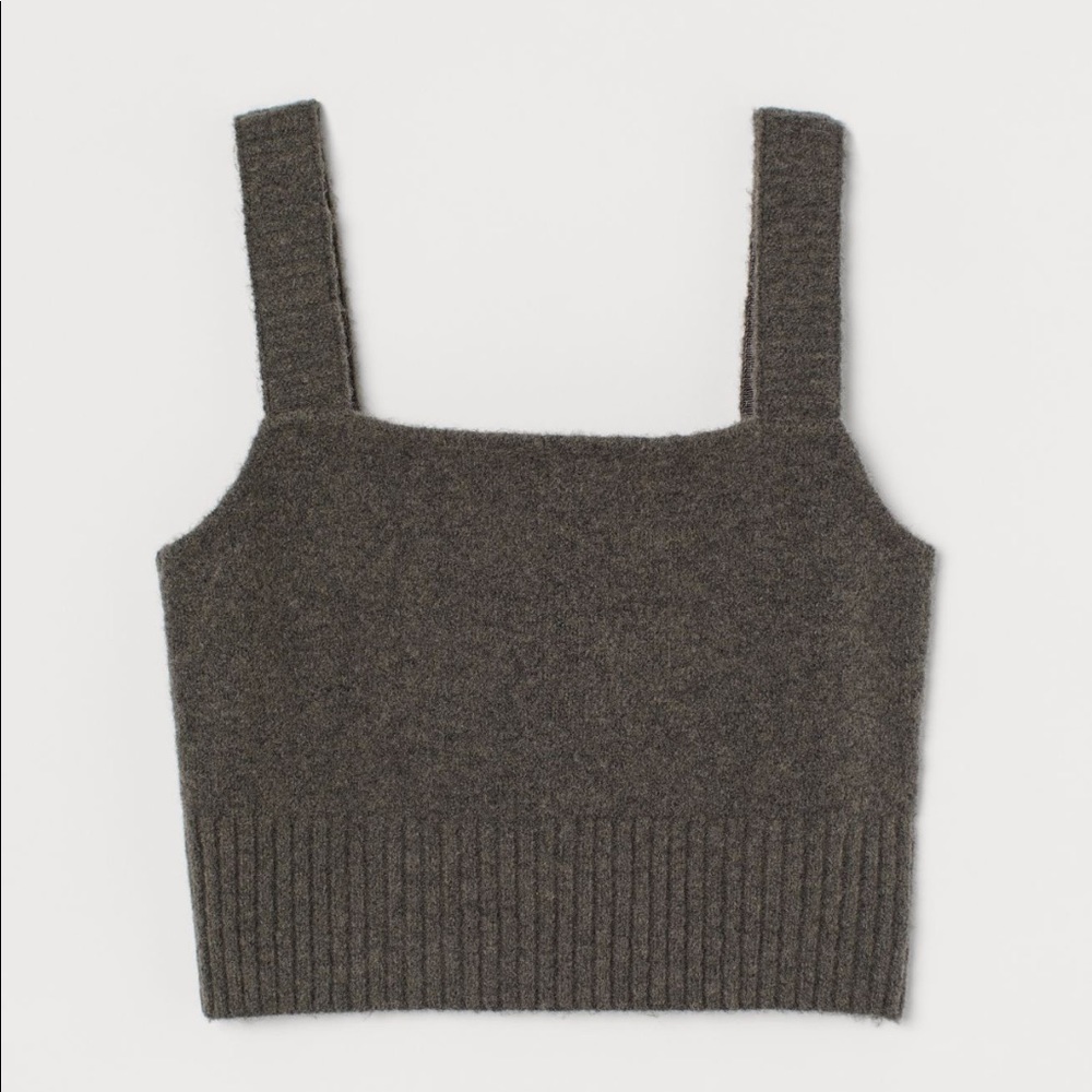 NWT H&M Conscious Knit Crop Top